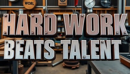 Hard Work Beats Talent In A Workshop Setting