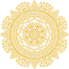 Beautiful flower art and mandala vector design