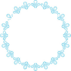 Beautiful flower art and mandala vector design