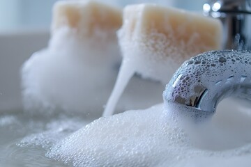 A minimalist image featuring a bottle of wine and a glass set against a serene vineyard backdrop with lush vines, symbolizing winery culture.