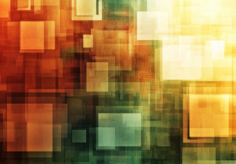 Abstract background with colorful geometric shapes and textures