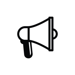 vector illustration of a megaphone