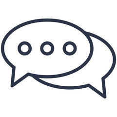 Speech Buble  Icon Element For Design