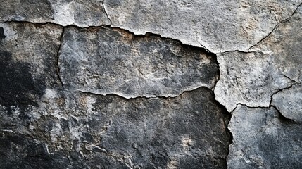 Obraz premium Vintage textured cement wall with gray and black scratches perfect for product display or artistic background use.