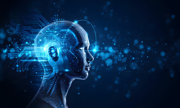 A representation of humanoid robot, the future is here. Robot generation