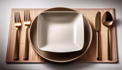 plate and cutlery
