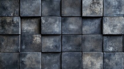Textured Gray Square Wall Panels for Modern Interior Design and Contemporary Decor Inspiration