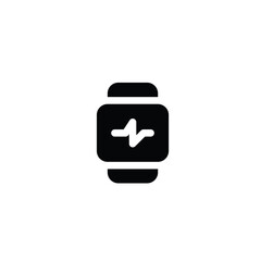 Fitness band icon flat vector design