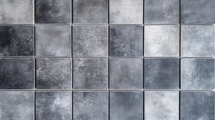 Textured Gray Tile Wall Background for Interior Design and Architecture Projects