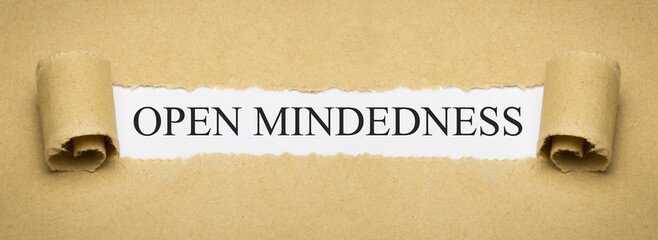 Open mindedness