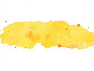 Obraz premium Bold abstract watercolor splash in shades of yellow and orange, bright colors, vibrant pattern, bold splash