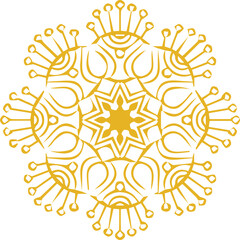 Beautiful flower art and mandala vector design