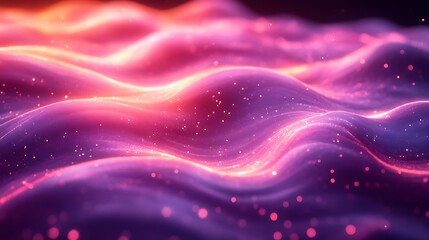 Obraz premium Abstract glowing wave background.