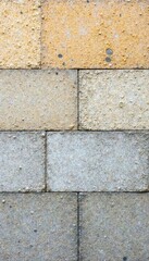 Fototapeta premium Abstract horizontal cement texture, grey and beige tones, minimal, background