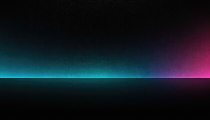 Fototapeta premium Neon linear lamps with a gradient multicolored luminous glow Dark background with neon light 7