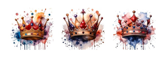 Krone Abbildung Aquarell 