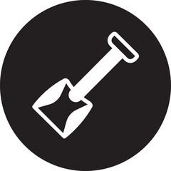 Shovel glyph icon