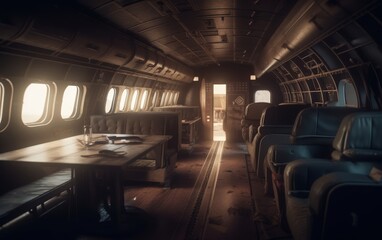 Abandoned Airplane Interior