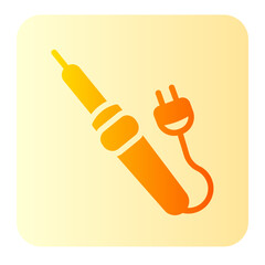 soldering iron gradient icon