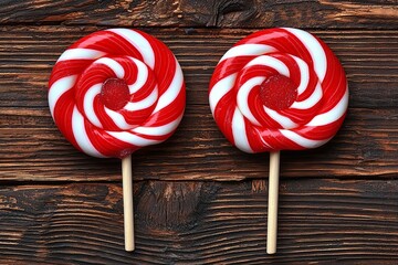 seamless of  Sweet and colorful lollipop with red and white stripes, perfect for candy lovers and festive celebrations. , isolated on white background,  , copy space for text,