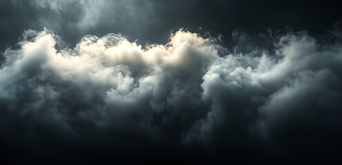 Obraz premium smoke in the dark