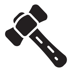hammer glyph icon