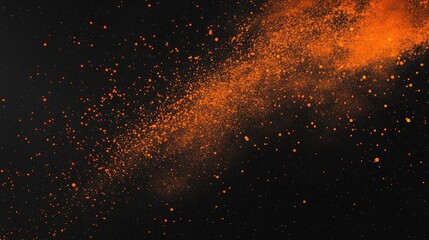 black orange grainy gradient background, black backdrop, noise texture effect,webpage header, wide banner size