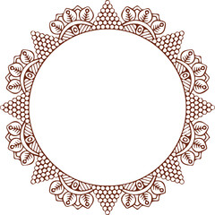 Beautiful flower art and mandala vector design