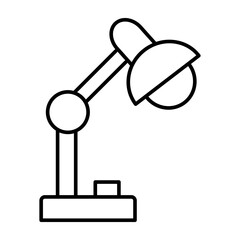 Illuminated Path Vector Line Icon Design