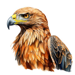 Obraz premium Golden Eagle Clipart Vector Illustration