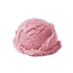 lueberry ice cream scoop isolated vector illustration (4)