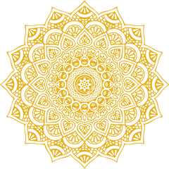 Beautiful flower art and mandala vector design