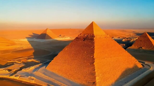4K Giza View, Pyramid Egypt Travel, Ancient Egypt History, Pyramid Scenic Beauty, Giza Vacation Spot, Giza, Pyramid, Egypt, Travel, History, Scenic, 4K, Ancient, Landmark, Tourism