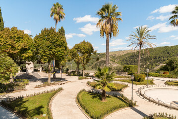Fototapeta premium View of the Ancient Ibleo Garden in Ragusa Ibla, Sicily, Italy