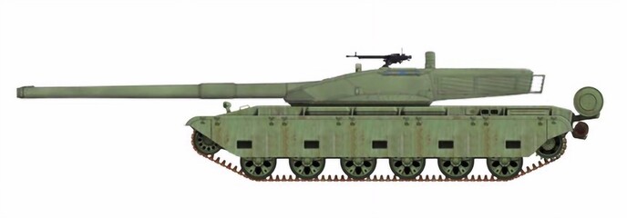 Concept of a new MBT with a 120mm gun © Tikros