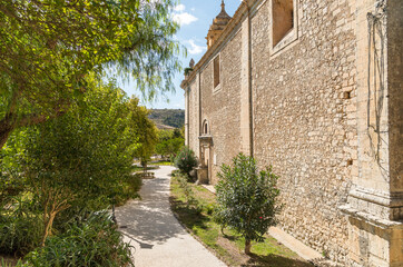 View of the Ancient Ibleo Garden in Ragusa Ibla, Sicily, Italy