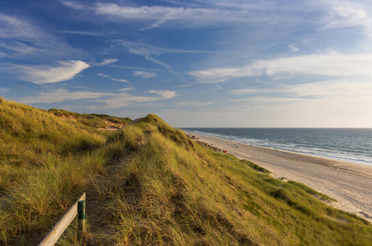 Red Cliffs beach (Rotes Kliff), Kampen, Sylt, Schleswig Holstein, Germany, Europe