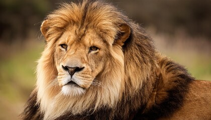 Fototapeta premium portrait of a lion
