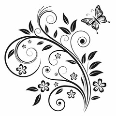 abstract floral background