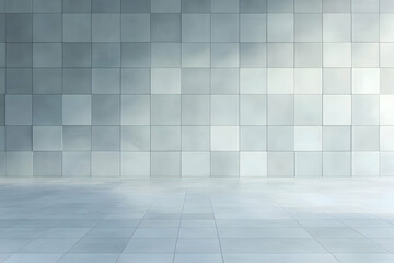 Grey Tile Floor and Wall Background