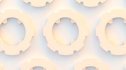 Abstract geometric patterns in soft shades of pearl and cream, creating a harmonious and elegant design on a smooth surface