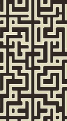 Geometric shapes in subtle pearl and cream tones, interlocking to create a minimalist, abstract pattern with smooth transitions