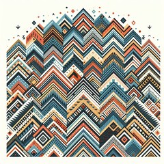 Chevrons A pattern of various chevrons with different colors and