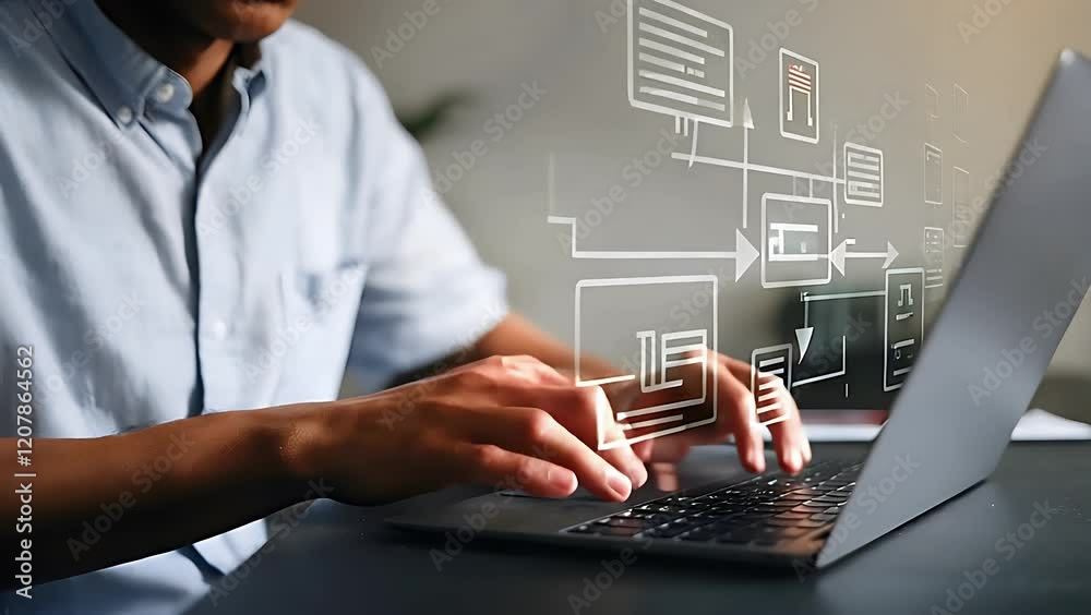 Poster Streamline Your Business: Process Automation, Workflow Optimization, Hierarchy Management, Problem-Solving, Monitoring & Evaluation. Visualize        