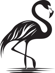 Elegant Flamingo Silhouettes