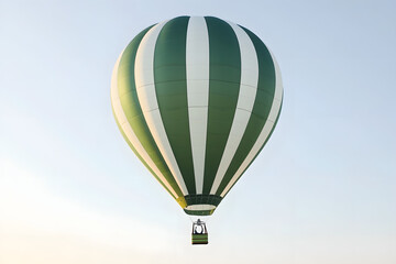 A Traveling Balloon Soaring Above Scenic Landscapes, Embracing the Spirit of Freedom and Exploration