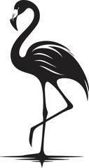 Elegant Flamingo Silhouettes