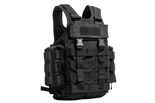 ZELUS Weighted Vest Isolated on Transparent Background