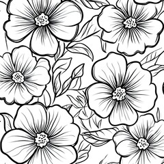 Simple Flower Coloring Pages Fun Illustrations for Kids and Adults