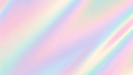 Horizontal abstract pastel holographic texture design for pattern and background, iridescent dreamy shimmer effect backdrop with soft colorful gradient ideal for modern digital visuals